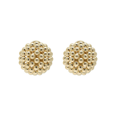 caviar earrings,gold earrings,stud earrings,statement earrings