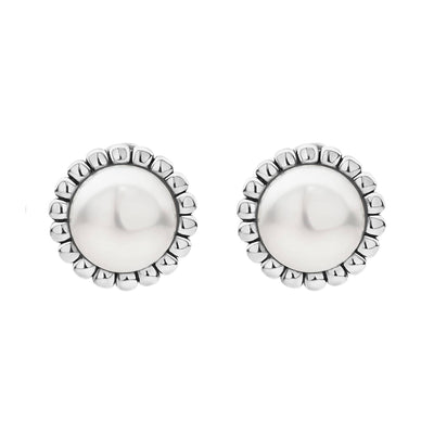 Pearl|caviar earrings,stud earrings,lagos earrings,statement earrings