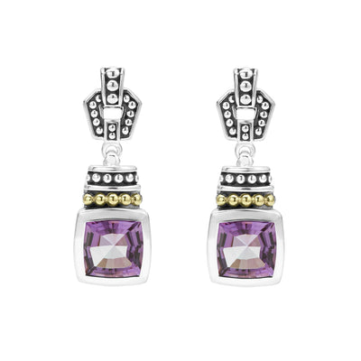 Amethyst|caviar earrings,drop earrings,lagos earrings,designer earrings