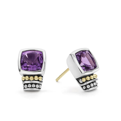 Amethyst|caviar earrings,gemstone earrings,lagos earrings,designer earrings