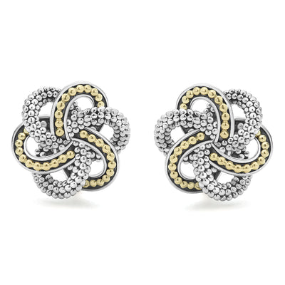 Love Knot Two-Tone Love Knot Earrings