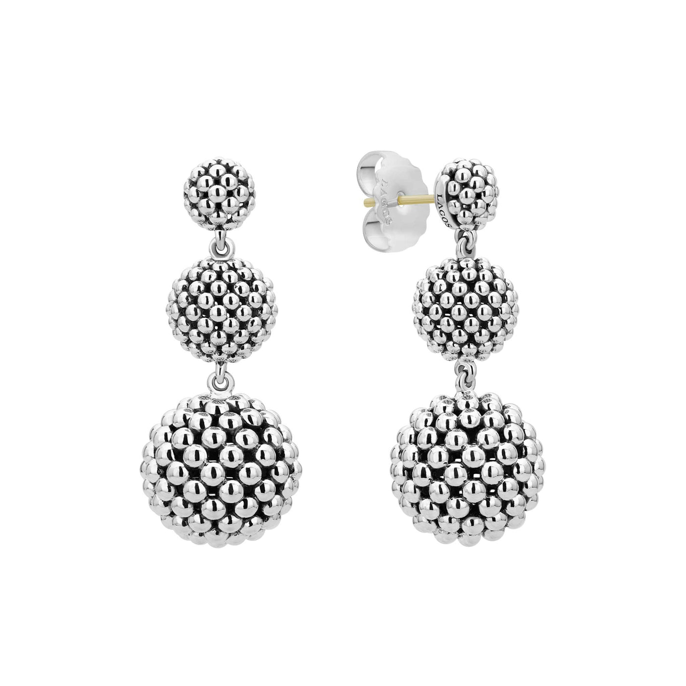 Signature Caviar Caviar Drop Earrings