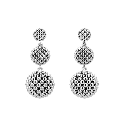 Signature Caviar Caviar Drop Earrings