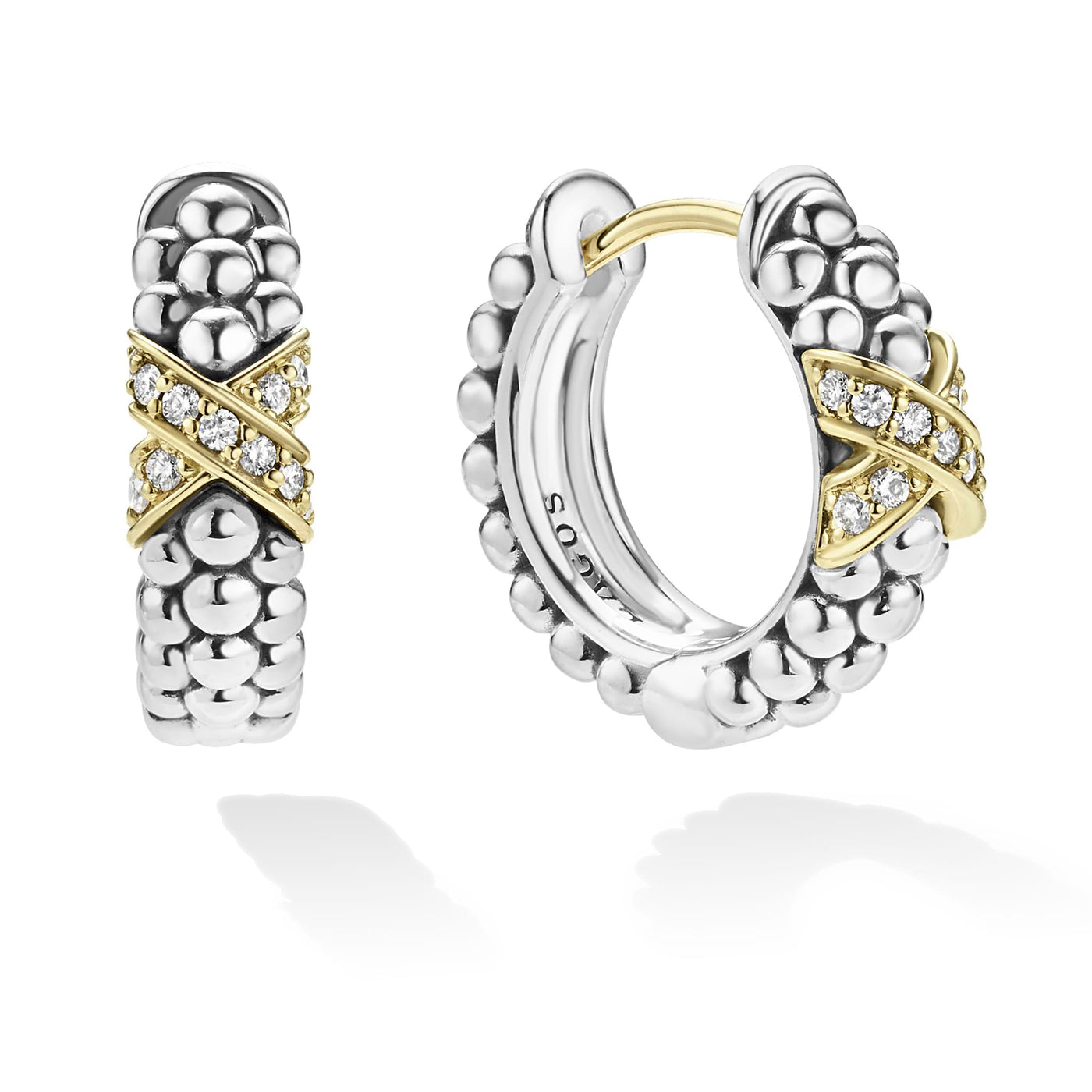 Diamond earrings,huggie earrings