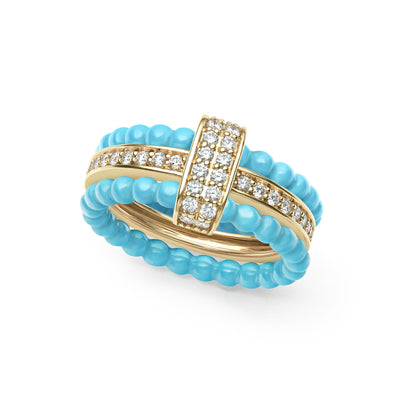 Meridian Diamond Stacking Ring Set