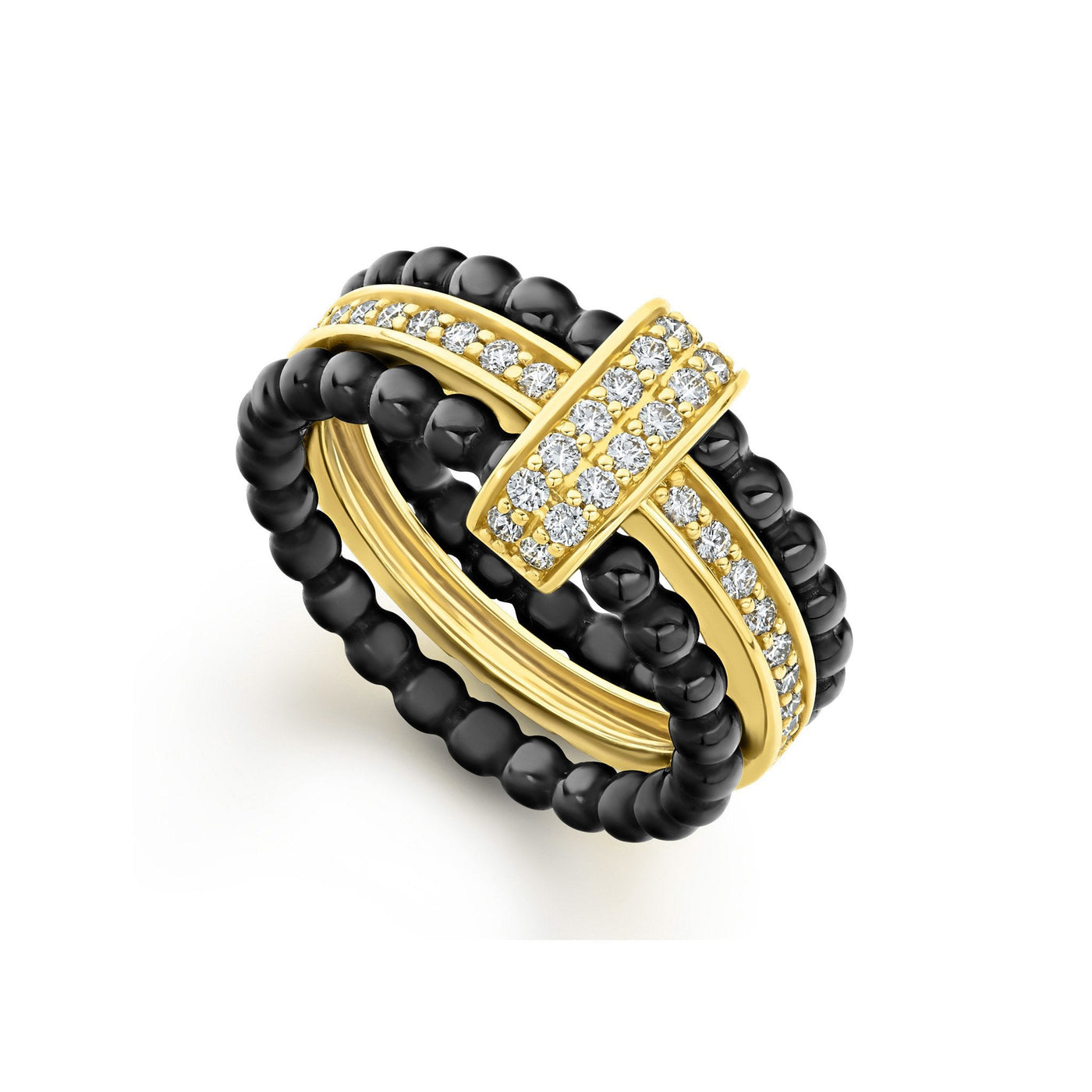 Meridian Diamond Stacking Ring Set