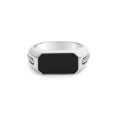 Anthem Onyx Octagon Ring