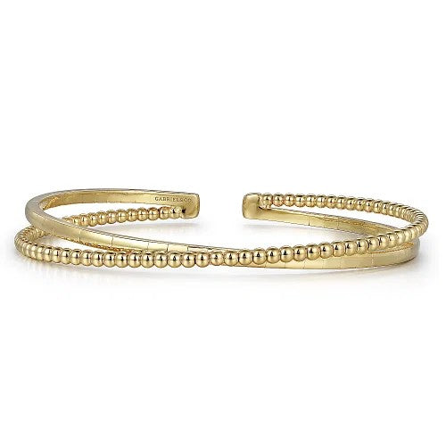 14K Yellow Gold Bujukan Bangle