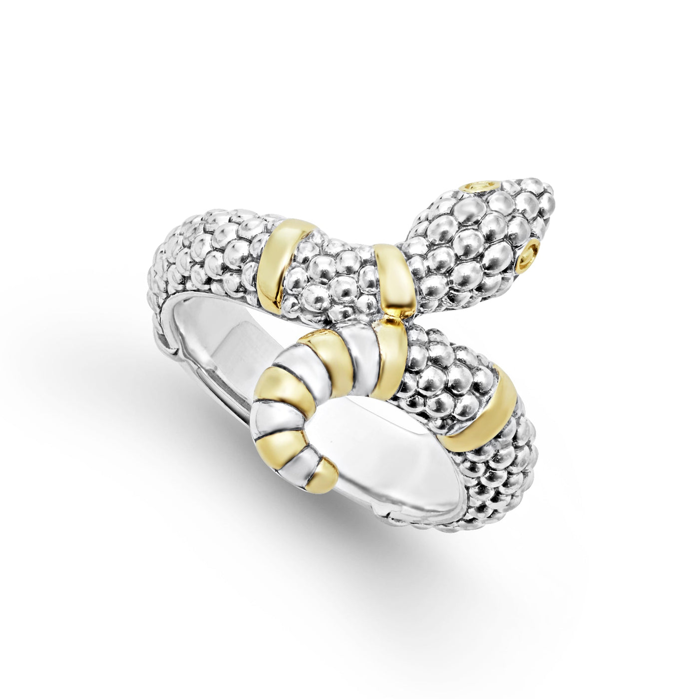 Rare Wonders Two-Tone Snake Ring