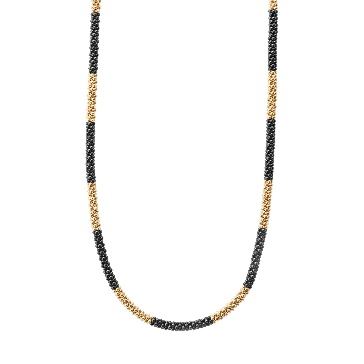 Ceramic Black|caviar necklace,lagos necklace,statement necklace,beaded necklace