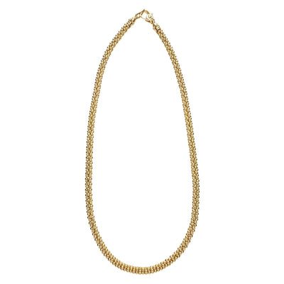 Caviar Gold 18K Gold Caviar Necklace | 4mm