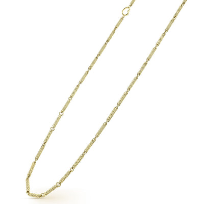 Signature Caviar 18K Gold Superfine Caviar Link Necklace