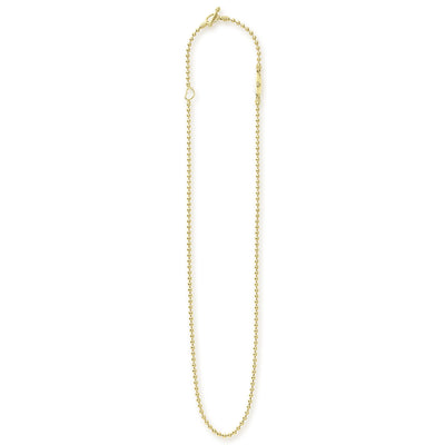 Signature Caviar 18K Gold Beaded Toggle Necklace