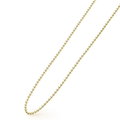 Signature Caviar 18K Gold Beaded Toggle Necklace