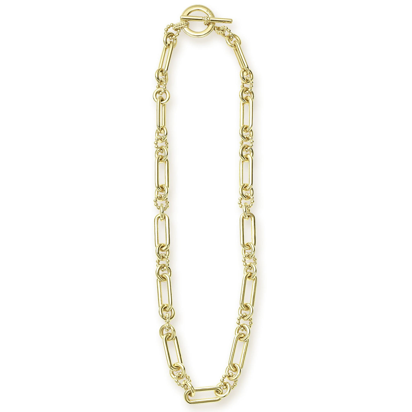 Signature Caviar 18K Gold Link Necklace