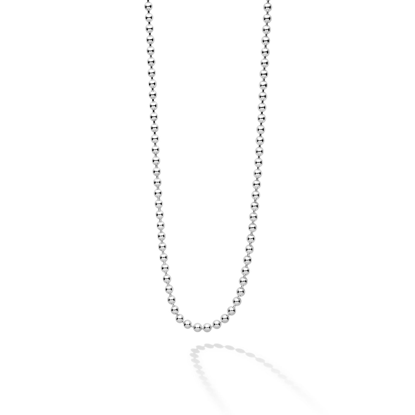 Signature Caviar Beaded Chain Necklace