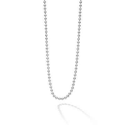 Signature Caviar Beaded Chain Necklace