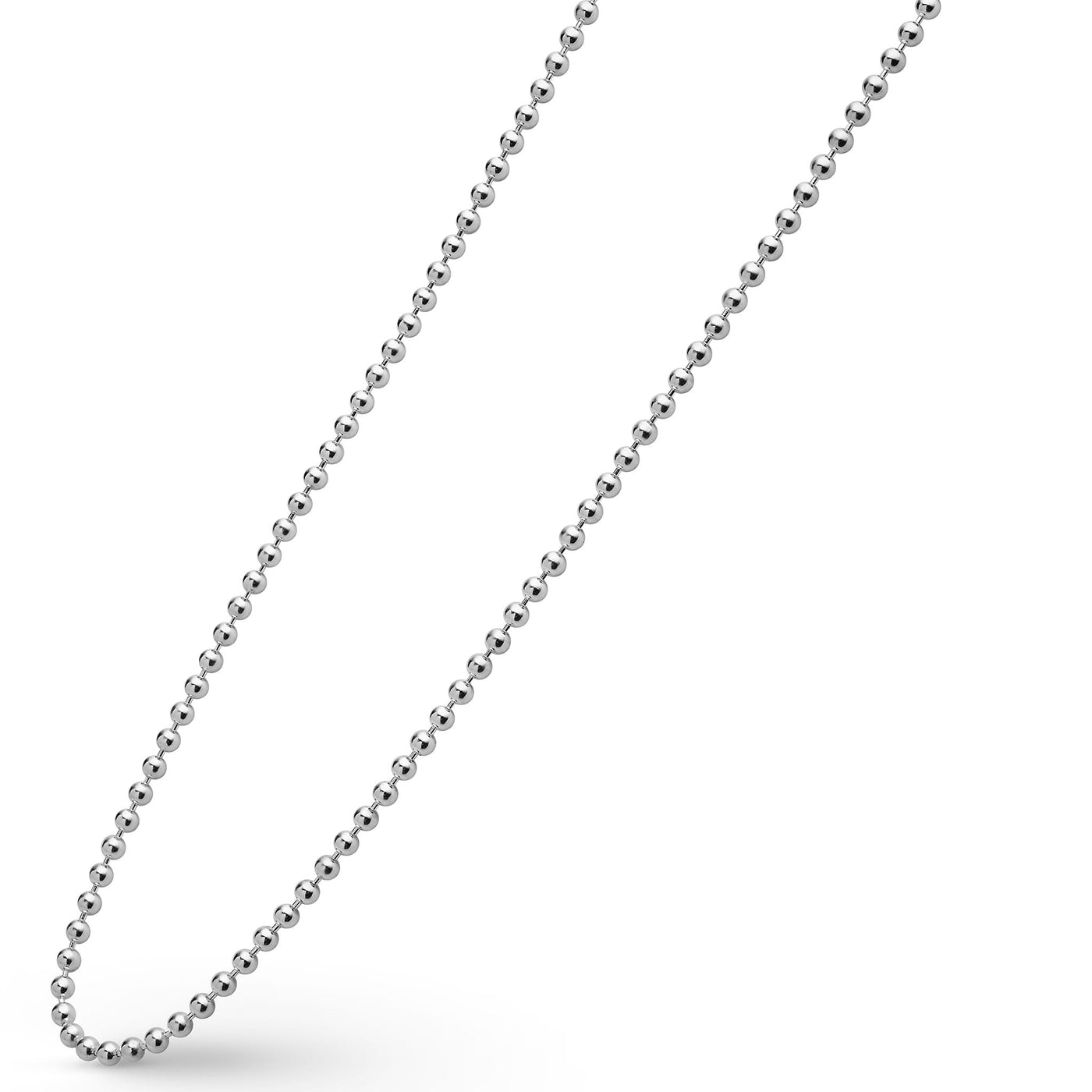 Signature Caviar Beaded Chain Necklace