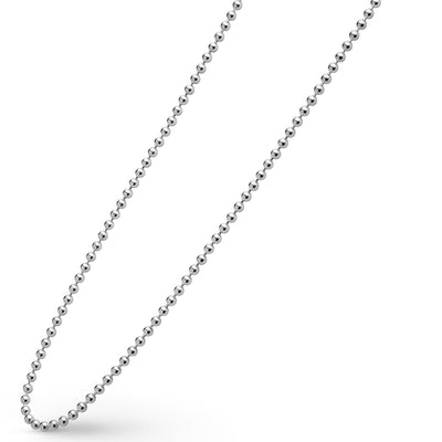 Signature Caviar Beaded Chain Necklace