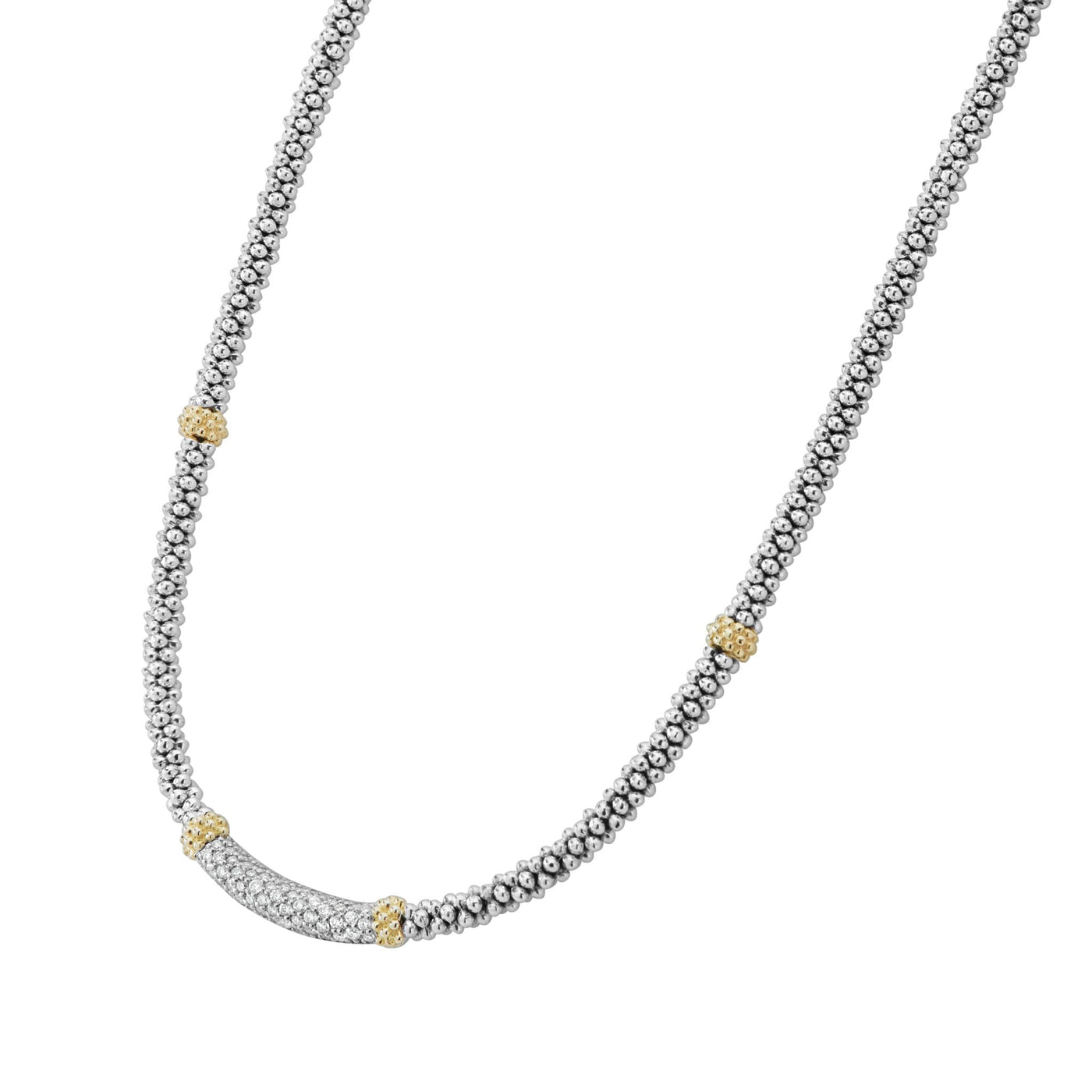 Diamond|caviar necklace,diamond necklace,designer necklace,statement necklace