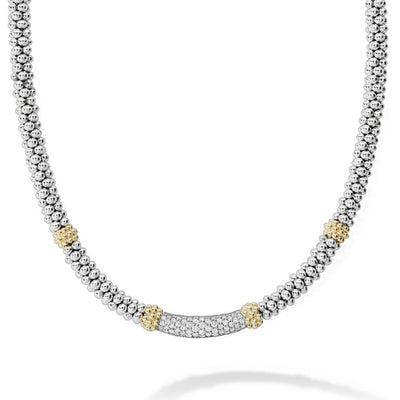 Diamond|caviar necklace,diamond necklace,designer necklace,statement necklace