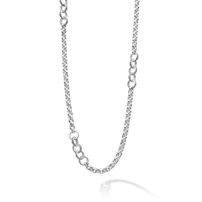 Signature Caviar Caviar Circle Link Necklace