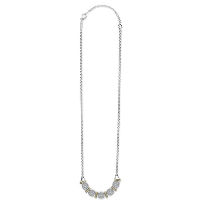 Rittenhouse Two-Tone Five Station Diamond Necklace