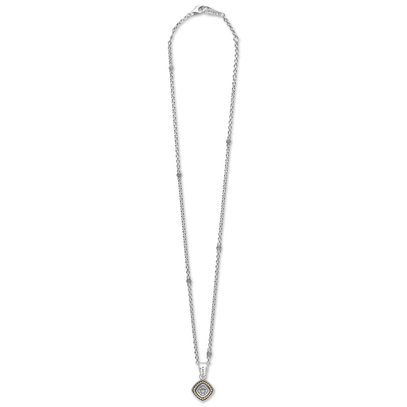 Rittenhouse Two-Tone Diamond Pendant Necklace