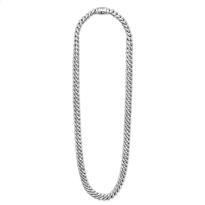 Anthem Silver Curb Chain Necklace | 8mm