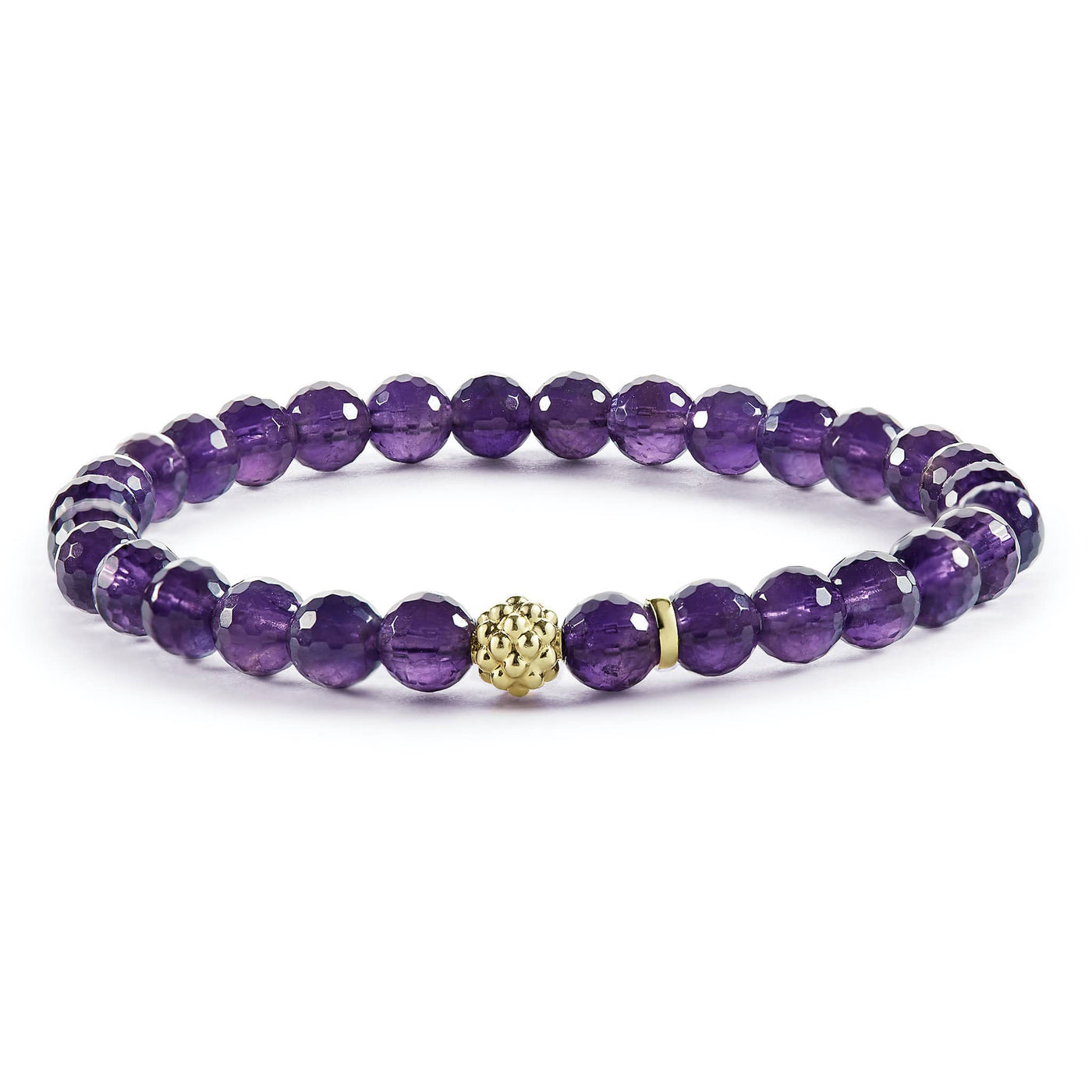 Amethyst|caviar bracelet,gemstone bracelet,lagos bracelet,beaded bracelet