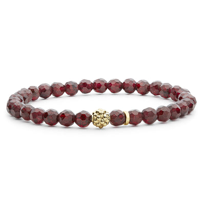 Garnet|caviar bracelet,gemstone bracelet,lagos bracelet,beaded bracelet