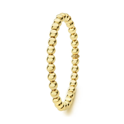 Caviar Gold 18K Gold Bead Bracelet | 6mm