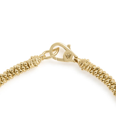 Caviar Gold 18K Gold Beaded Bracelet | 4mm