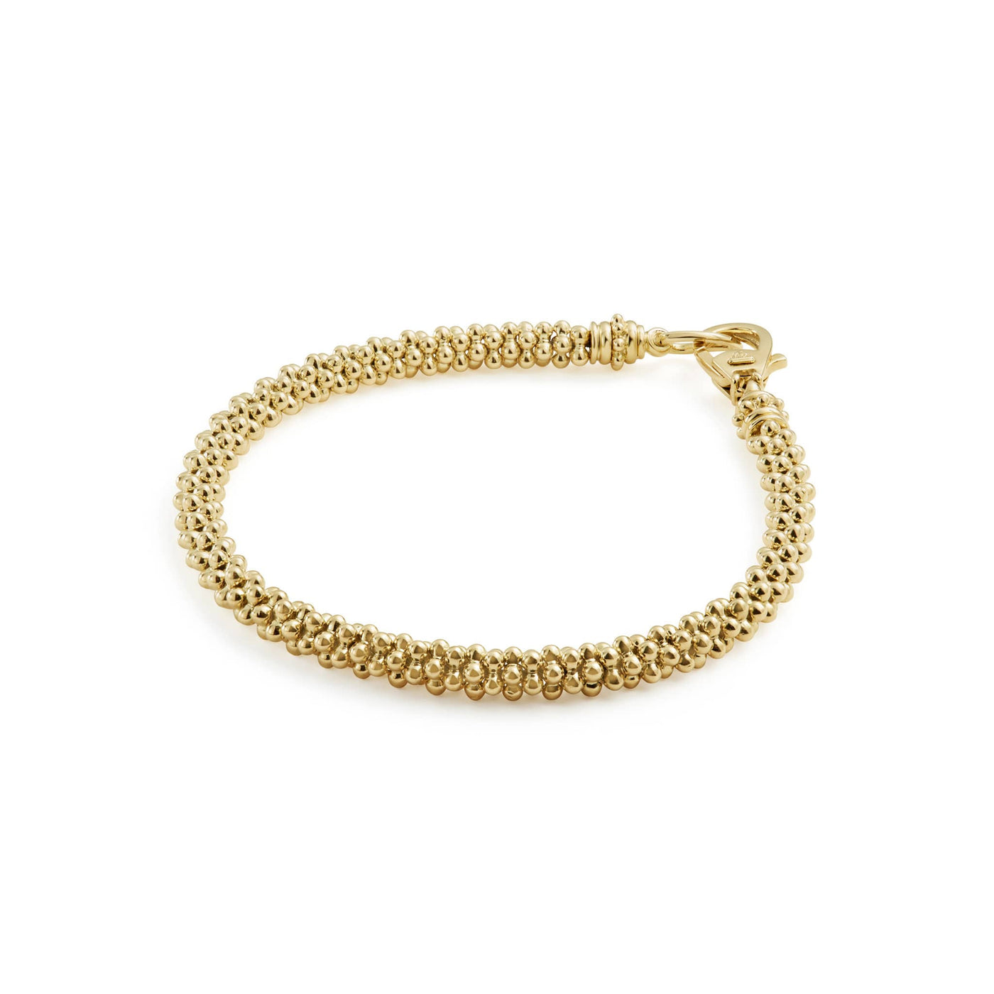 Caviar Gold 18K Gold Beaded Bracelet | 4mm