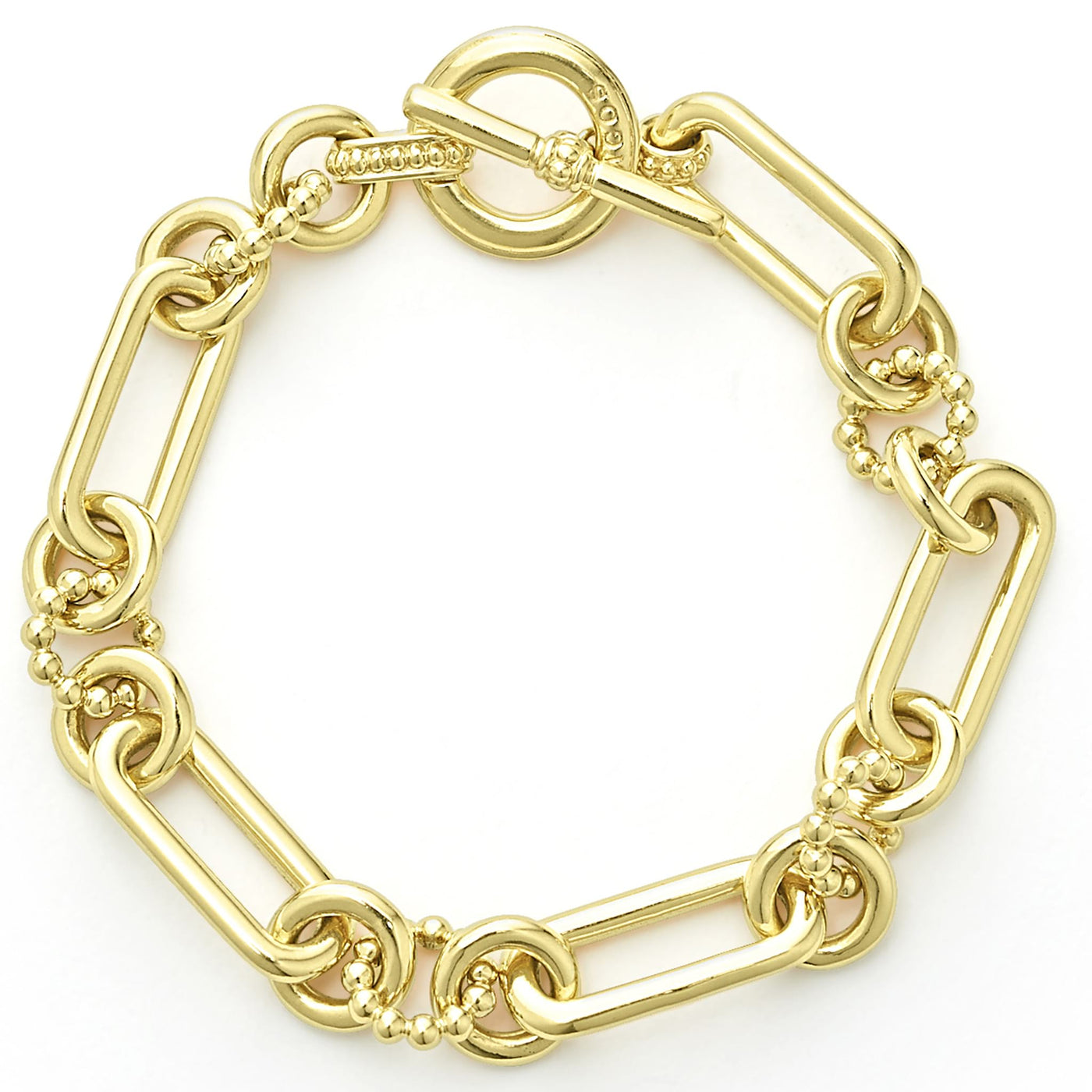 Signature Caviar 18K Gold Link Bracelet