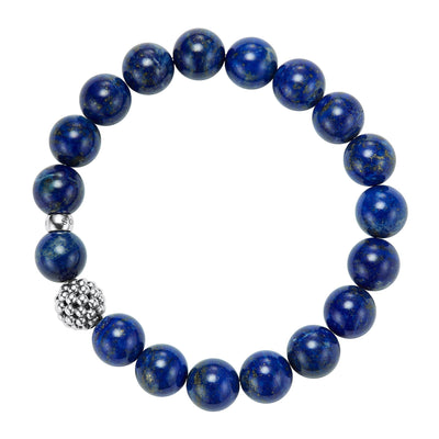 Lapis|caviar bracelet,gemstone bracelet,lagos bracelet,beaded bracelet