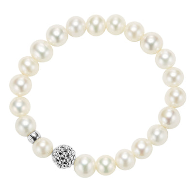 Pearl|caviar bracelet,gemstone bracelet,lagos bracelet,beaded bracelet