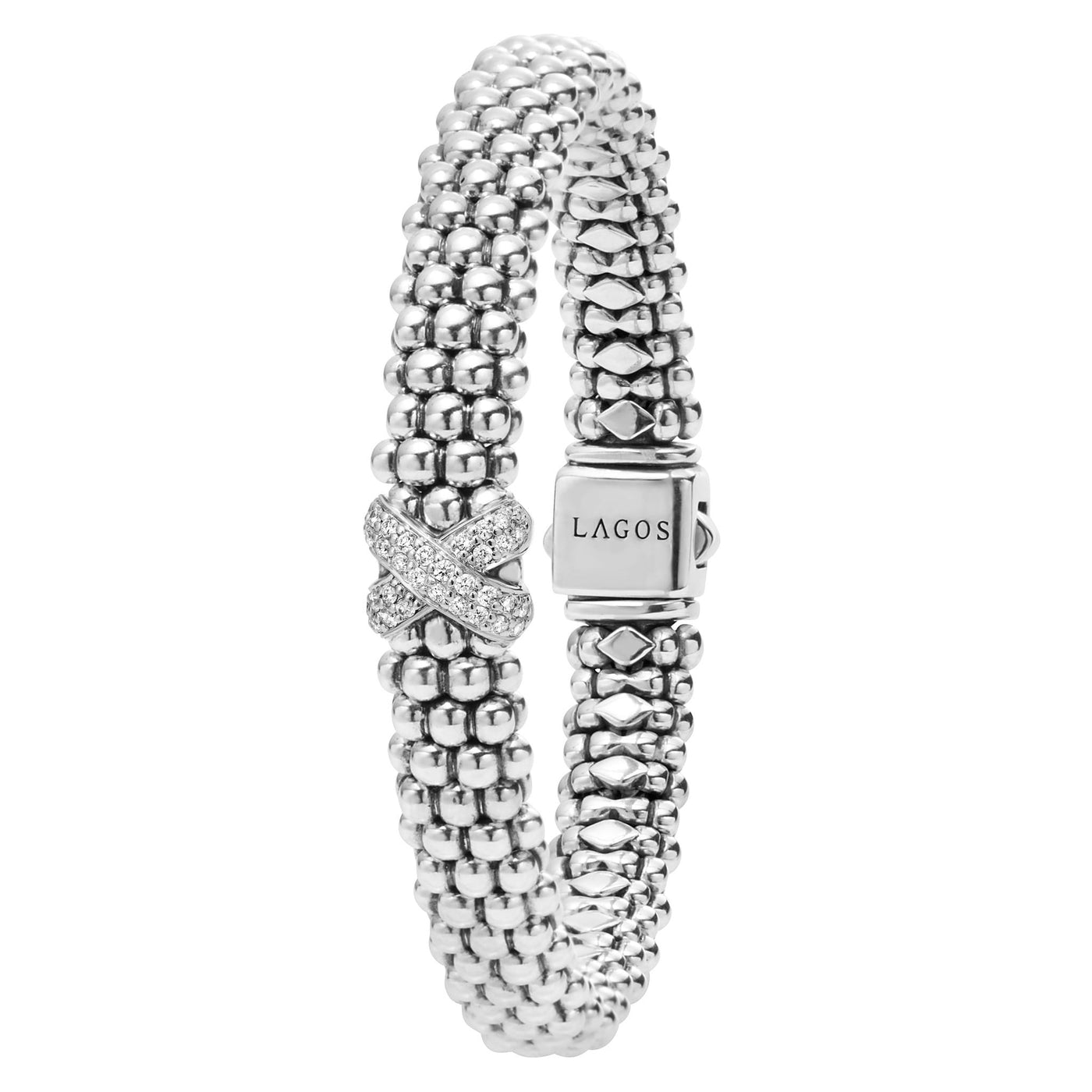 Diamond|caviar bracelet,rope bracelet,lagos bracelet,diamond bracelet