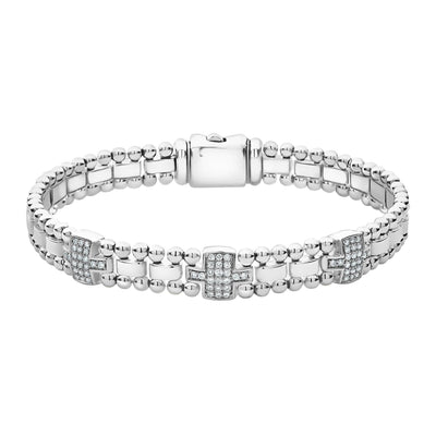 Diamond|caviar bracelet,diamond bracelet,lagos bracelet,beaded bracelet