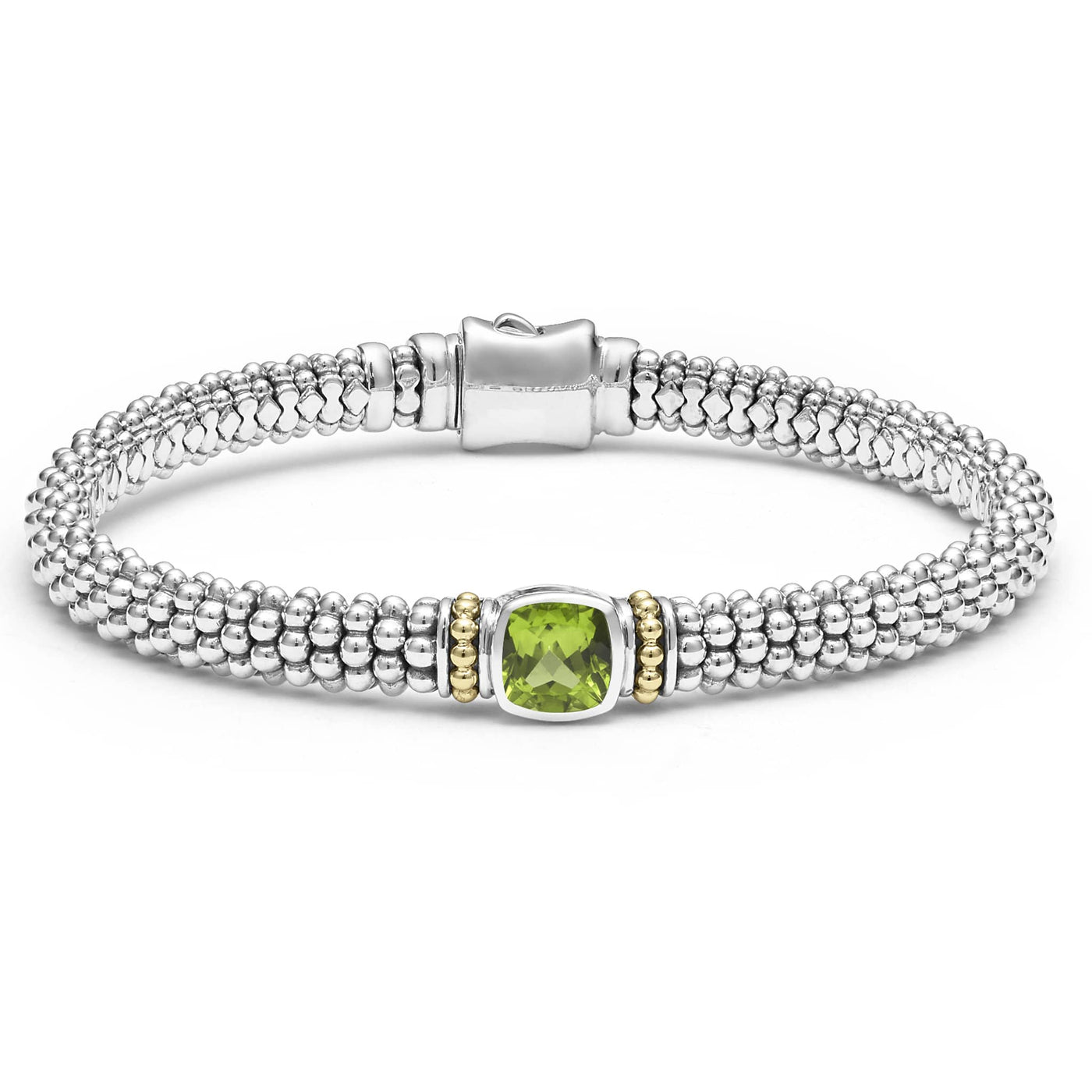 Rittenhouse Peridot Caviar Bracelet | 6mm