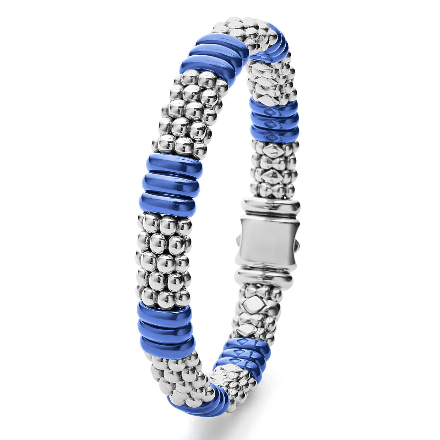 Blue Caviar Ceramic Caviar Beaded Bracelet | 9mm