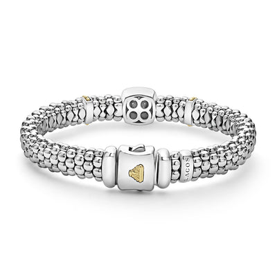 Rittenhouse Two-Tone Diamond Caviar Bracelet | 9mm