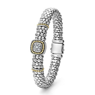 Rittenhouse Two-Tone Diamond Caviar Bracelet | 9mm