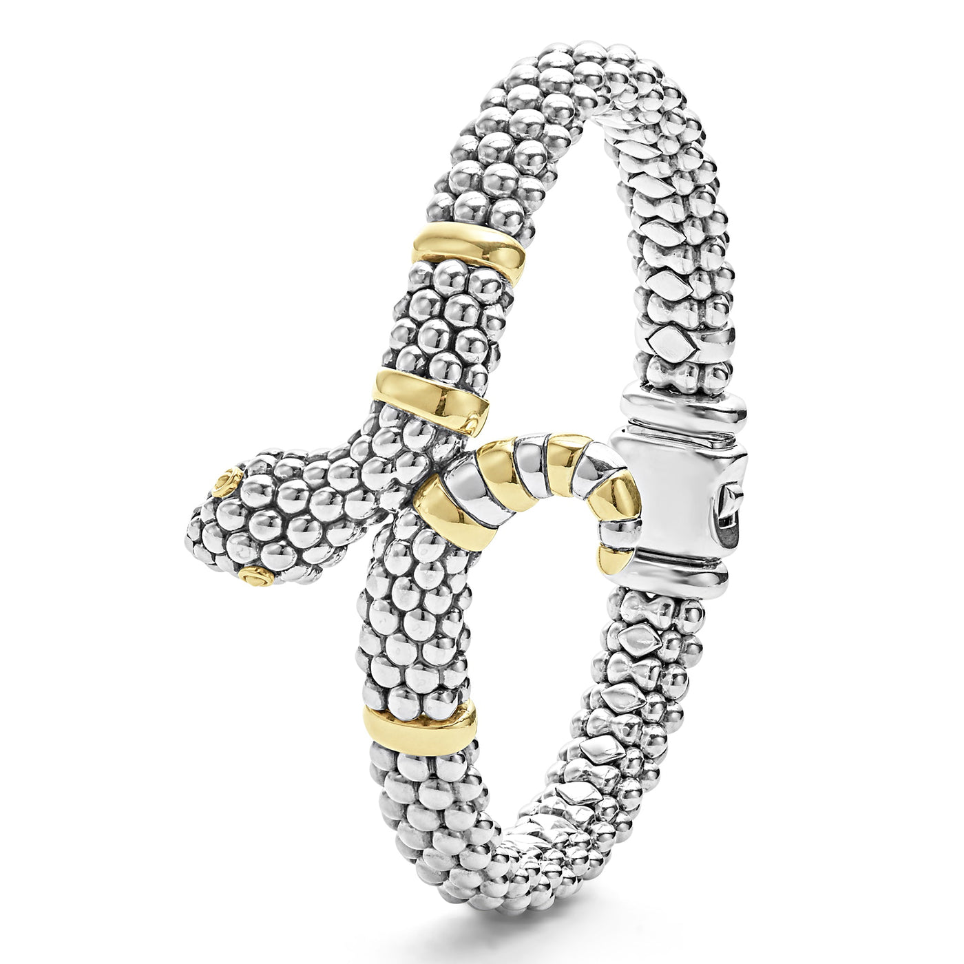 Rare Wonders Two-Tone Snake Rope Bracelet