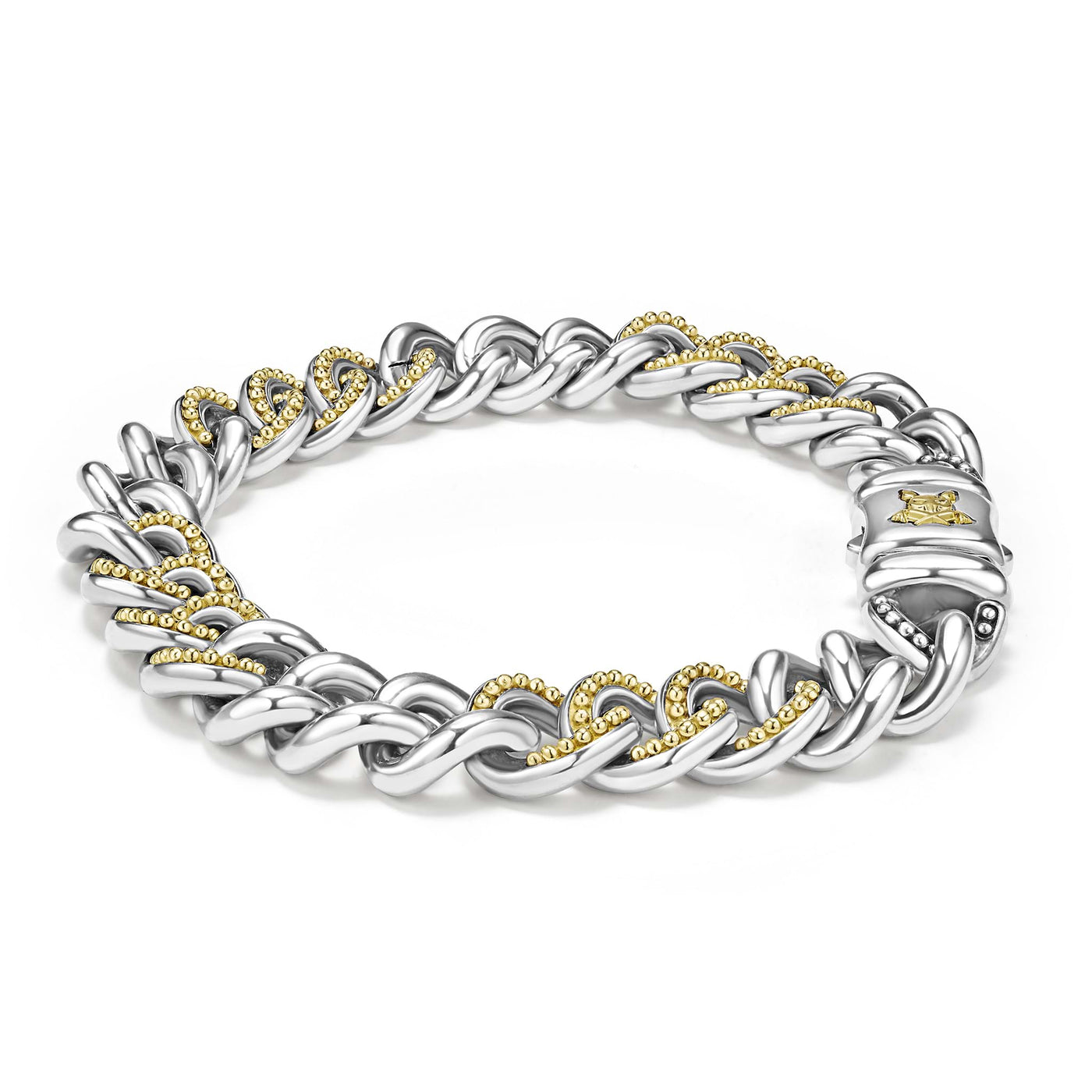 Anthem Two-Tone Curb Chain Bracelet | 12mm