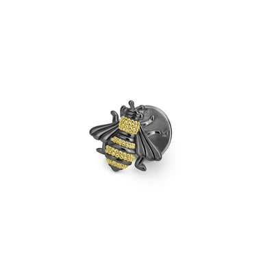 honeybee pin,caviar pin,luxury pin,fine jewelry pin