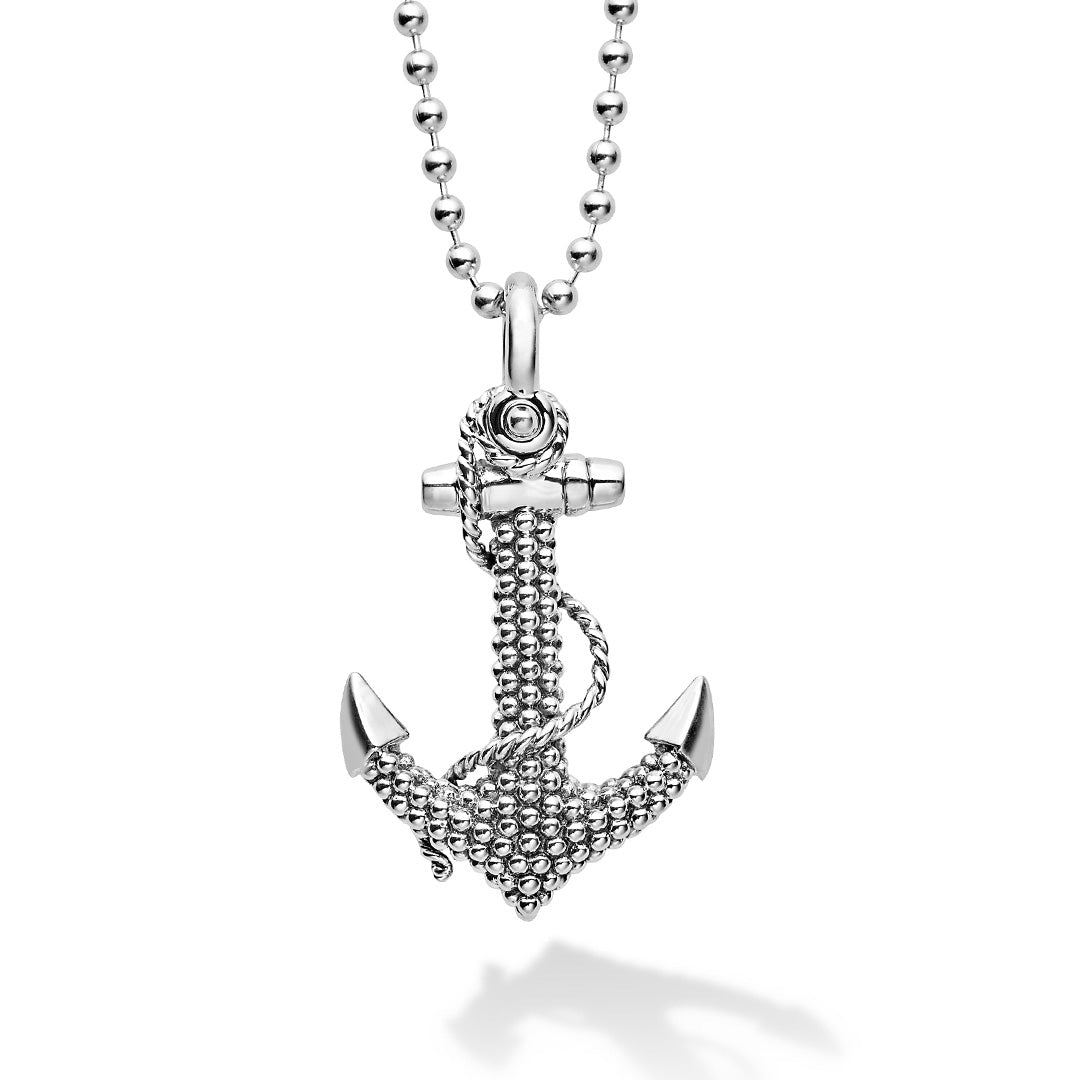 main|caviar pendant,pendant necklace,designer necklace,lagos necklace,anchor pendant