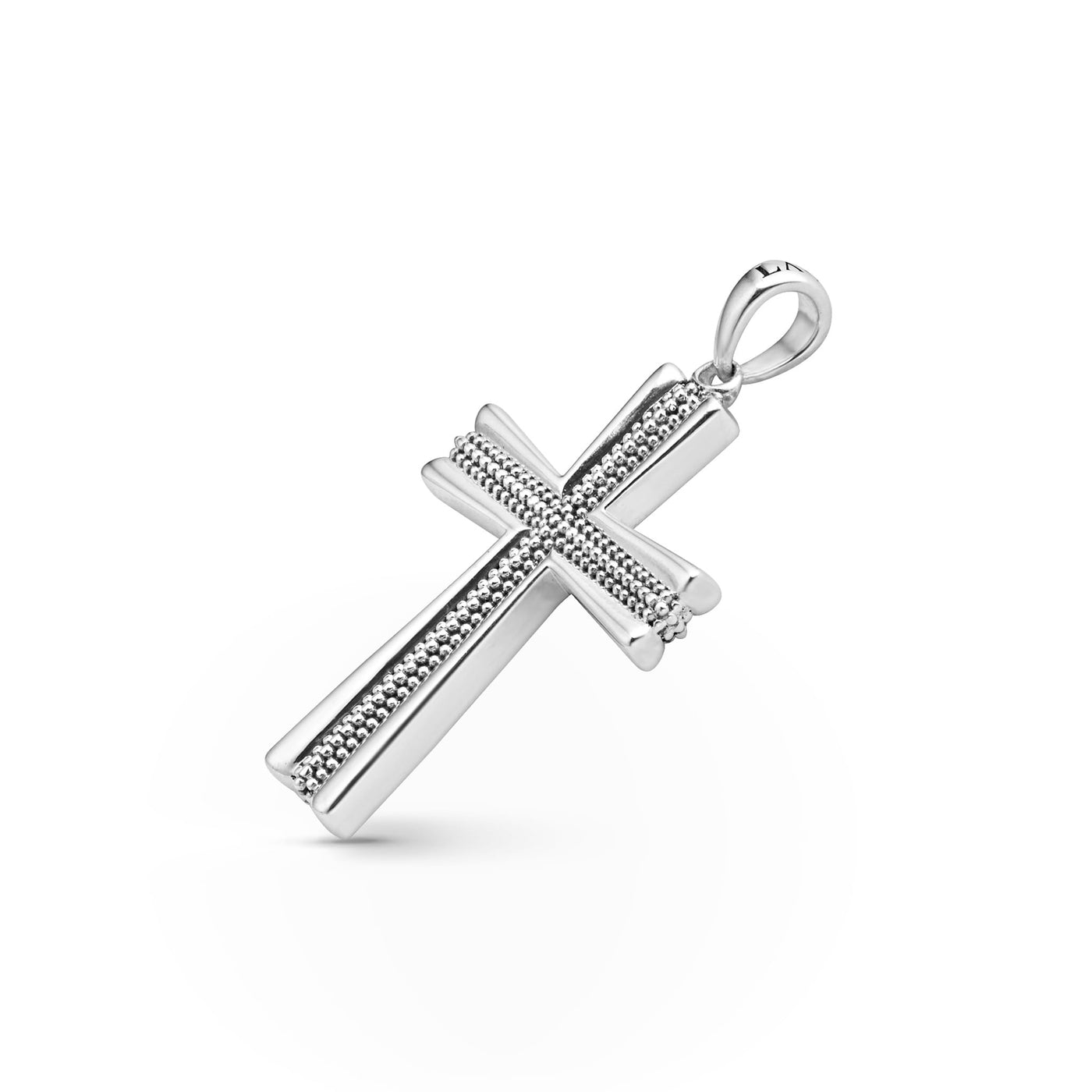 Anthem Caviar Beaded Cross Amulet