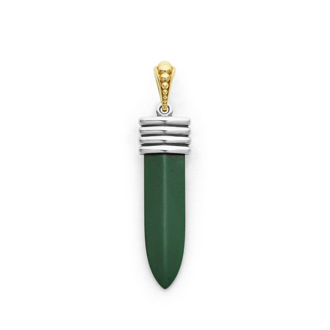 Anthem Matte Hunter Green Ceramic Blade Amulet