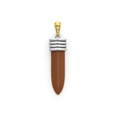 Anthem Matte Tan Ceramic Blade Amulet